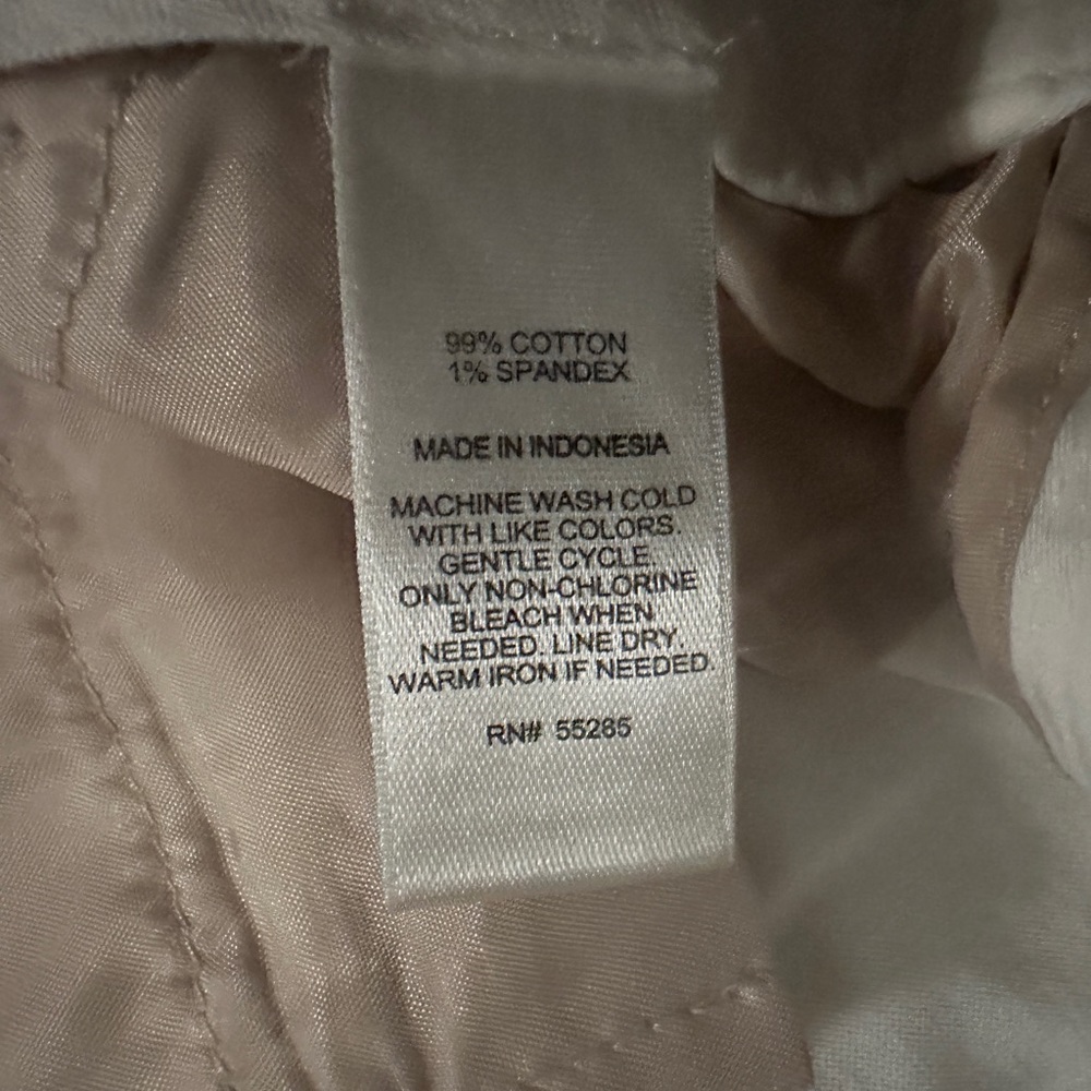 Express Editor White Work Pant Size 4 - image 2